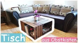 DIY l Couchtisch aus Weinkisten l Big Mary