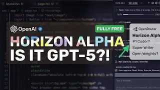 Horizon Alpha (Fully Tested): IS IT GPT-5!? This OpenAI's SECRET Model is KINDA INSANE! (+Free API)