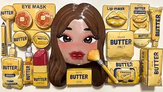 [💛Paper DIY💛] Butter Squishy Makeup & Skincare asmr butter stick squishy wax cracking ASMR