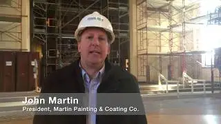 Restorative painting at St.  Mary Catholic Church