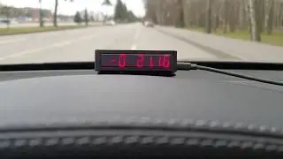 Mercedes Benz GLC 220 + DragOn разгон до 100 км/ч