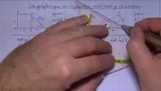 VWO6wisB_11_H14_1 Vergelijkingen en bijzondere rechthoekige driehoeken