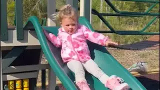 Two examples of how you can go down the slide@kingswingsplay