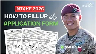 How to fill up Application form for Intake 2026 | British Army 🇬🇧 & Singapore Police Force 🇸🇬
