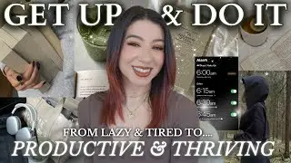 INCREASE ENERGY levels & OVERCOME LAZINESS | Healthy Habits for DISCIPLINE + improve PRODUCTIVITY 🍃