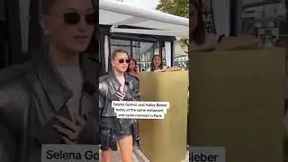Selena Gomez & Hailey Baldwin at same restaurant at same time. (27/09/23) 😱