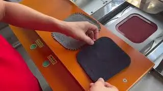 Touch screen pocket creasing machine 2 head steam type #machine #machinery #sewing #ironingmachine