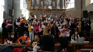 A Bolyai Farkas Elméleti Líceum karácsonyi előadása a Vártemplomban