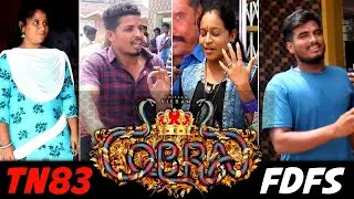 Cobra FDFS Public Review 🔥 || Cobra fans Movie review in TPT 🥰 || #moviereview #tn83