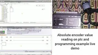 Absolute encoder value reading and programming example live demo