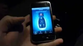 Mercedes mbrace iPhone app hands on video