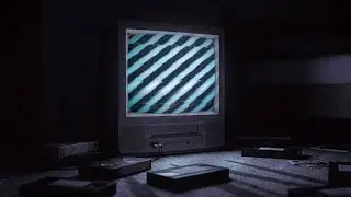 90s CRT TV Static (NO SIGNAL) &bull; Deep White Noise for Sleep & Focus &bull; 4 Hours [Dark Screen]