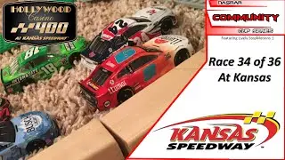 NASMAR Community Cup Series Race 34/36 at Kansas (Nascar Stop Motion)
