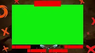 Free Animated Gaming Overlay | RGB Green Screen Overlay |