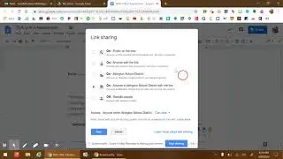 Share Settings on Google Docs, Sheets, & Slides