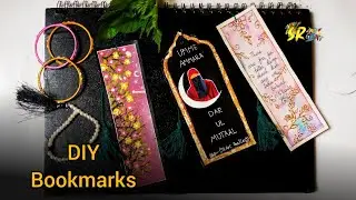Creative Bookmark Ideas | Floral | Inspirational Quote | Girl Face Logo | #diybookmark