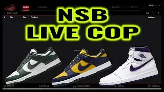 NSB LIVE COP: Nike Dunk Low Michigan и Jordan 1 Court Purple(W) Drop. (3 июня 2021 г.) Nikeshoebot