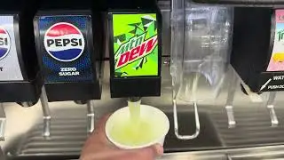 Mountain Dew Refill at Soda Fountain | Sam&rsquo;s Club, El Monte, California, USA