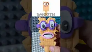 Спрунки (персонаж из мультсериала &laquo;Numberblocks&raquo;), фаза 2, но сделана из глины #sprunki #numberbl...