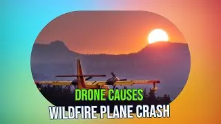 Drone Crashes into Fireplane Amid Wildfire Chaos - FAA on High Alert!