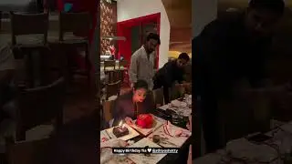 Празднование дня рождения жены Кл Рахула Атии Шетти 🖤l#klrahul #athiyashetty #hardikpandya #cricket