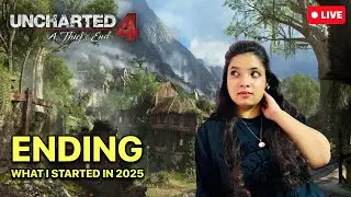Ending What i started in 2025 | #uncharted4 #unchartedlive #girlgamer #livestreamer #facecam
