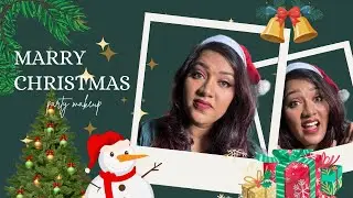 Easy Christmas Makeup Look 🎄✨ | Festive Glam for Parties