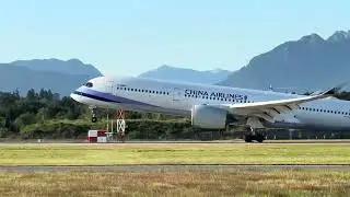 #[4K]Airbus Heavy A350-941  Flight CAL032 TPE-YVR
