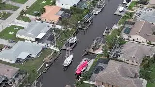 Yacht Club Neighborhood Drone Survey - Hurricane Ian - Cape Coral Day 1 - Part 2 of 3