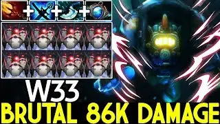 W33 [Tinker] Annoying Dagon 5 Nonstop Spam Mid King 7.22 Dota 2