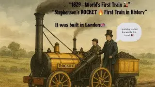 &ldquo;The FIRST Train Ever Built in 1829 🚂 (Stephenson&rsquo;s Rocket Explained!)&rdquo;#usa #usahistory 
