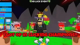 I GOT OP IN 🖱️Clicking Champions!!🖱️ | Roblox