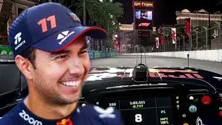 Checo Drives Las Vegas GP Track For The First Time | Oracle Virtual Laps