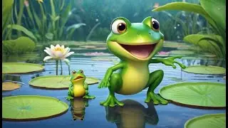 Five Little Tadpoles Learning to Swim | Nursery Rhymes for Kids & Baby Songs