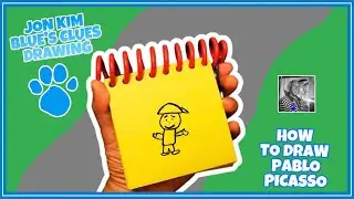 Jon Kim Blue's Clues Drawing - How To Draw Pablo Picasso