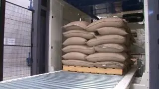 ACO Moisture Measurement in Copal C2 Bags Handling Line - Coffee Beans