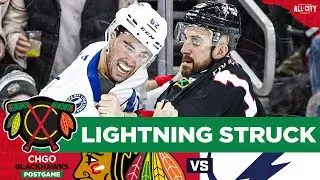 BLACKHAWKS POSTGAME: Hawks Lose Shootout THRILLER vs Lightning | CHGO Blackhawks
