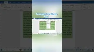 Paragraph formatting in word|How todo Paragraph Formatting in Ms-Word|