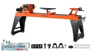 VEVOR Woodworking Lathe 1.5 HP Wood Lathe Machine with 0 to 3200