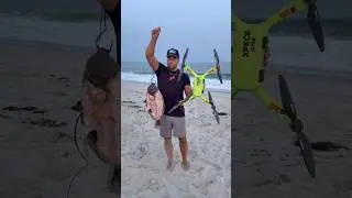 Flying Fluke @xpecedrones #shark #sharkfishing #fishing #drone #fishingdrone #beach #viral