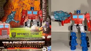 Transformers rise of the beasts Optimus prime and Chainclaw review. ROTB movie beast alliance 2 pack