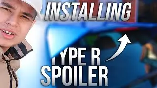 Installing a TYPE R Spoiler to my Honda Civic EP2 🤪