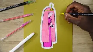 How To Draw PRINCESS BUBBLEGUM | Adventure Time | Step By Step Tutorial | DeMoose Art