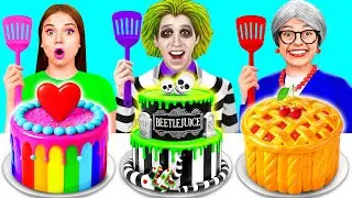 אני נגד Beetlejuice אתגר בישול | אתגרי אוכל מצחיקים