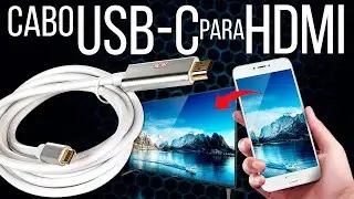 Cabo USB C para HDMI | Como compartilhar a tela do Celular na TV