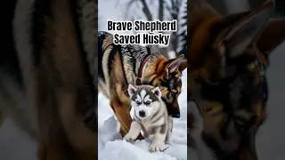 The Brave Shepherd: A Snowstorm Rescue Mountains #shorts #rescue #story #cute #animals #animallover