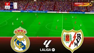 Real Madrid vs Rayo Vallecano - La Liga 25/26 | Full Match All Goals | PES 21 Simulation