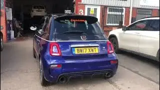 Abarth 500 Pops and Bangs