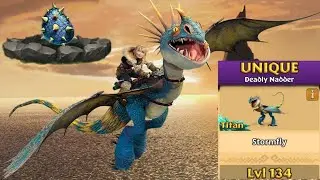 STORMFLY Max Level 134 Titan Mode - Unique Deadly Nadder - Dragons Rise of Berk