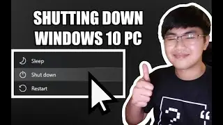 HOW TO SHUTDOWN WINDOWS 10 PC | SHRYVE 101